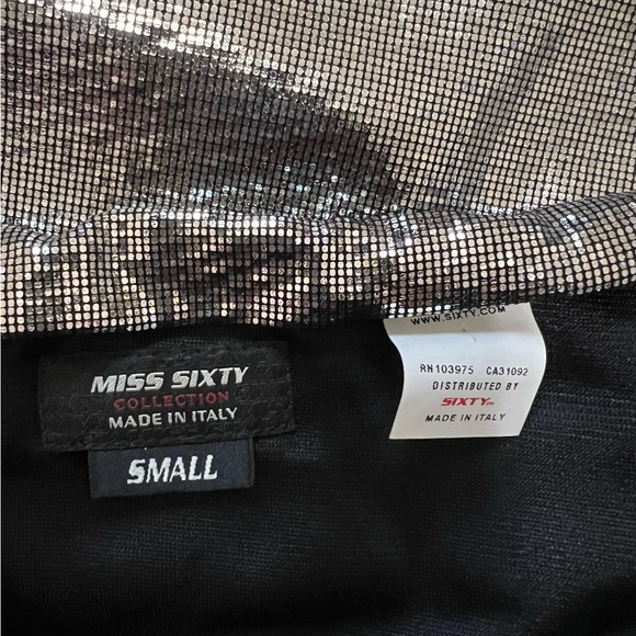 ~SOLD~ Y2K Miss Sixty metallic evening party dress - Picture 8 of 8